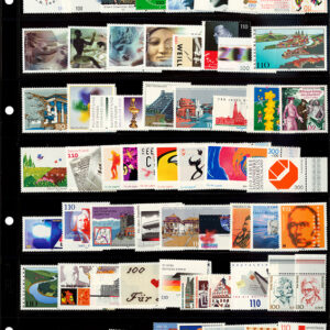 Γερμανία Συλλογή Έτους 2000 Ασφράγιστη ** χωρίς Φεγιέ & Αυτοκόλλητα γραμματόσημα