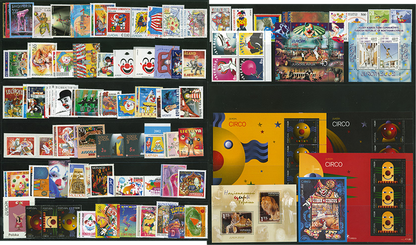 Europa 2002(61χώρες+7BF) Ασφράγιστη **