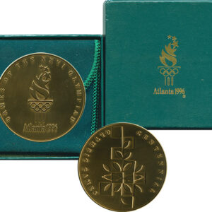 XXVI Ολυμπιακοί Αγώνες ΑΤΛΑΝΤΑ 1996 Μετάλλιο Συμμετοχής σε Επίσημη Συσκευασία